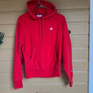 Mint Condition Champion Reverse Weave Hoodie, a roomy XS